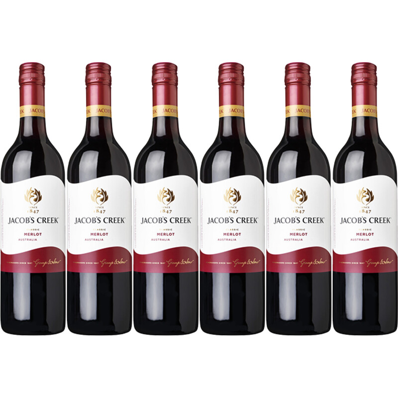 Jacob's Creek Classic merlot 6 flessen