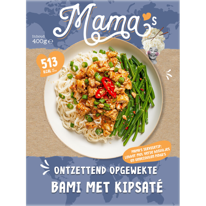 Mama's Bami met kipsate