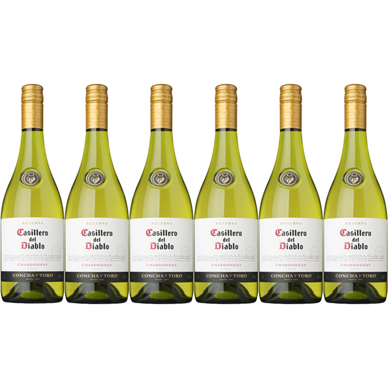 Casillero del Diablo Chardonnay reserva 6 flessen