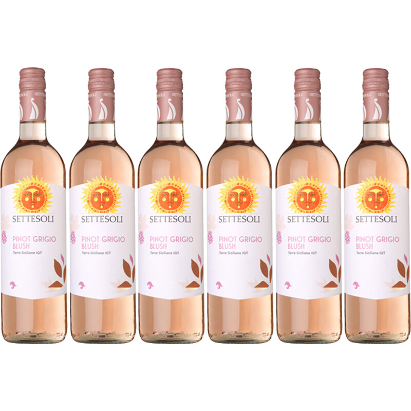 Settesoli Pinot grigio blush rosé 6 flessen