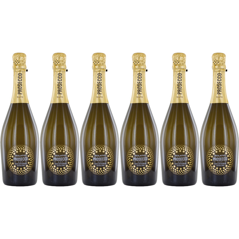 Solatio Prosecco spumante extra dry 6 flessen