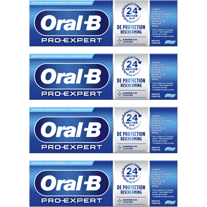 Oral-B Pro-expert gezond wit tandpasta 4-pack