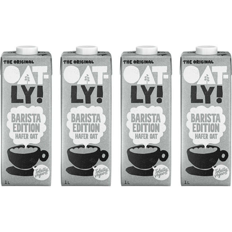 Oatly! Barista Edition 1L 4-pack