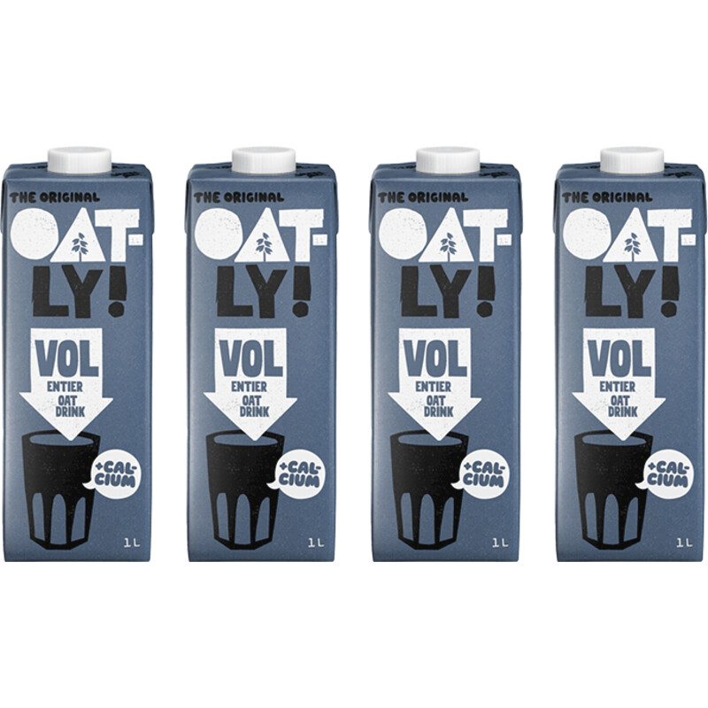 Oatly! Haverdrank Vol 1L 4-pack