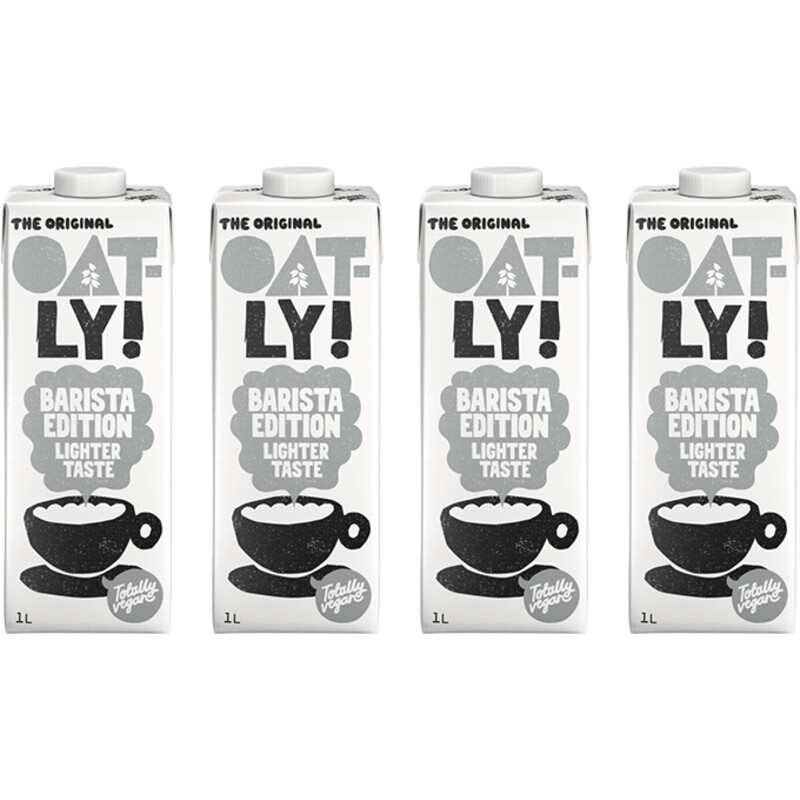 Oatly! Barista Lighter Taste 1L 4-pack
