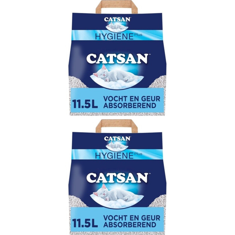 Catsan 11,5 L Kattenbakkorrels 2-pack