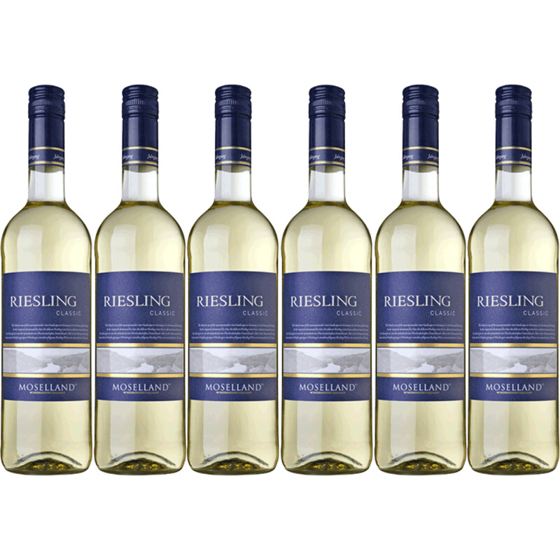 Moselland Riesling classic 6 flessen