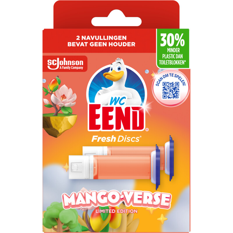 WC-Eend Fresh discs mango-verse duo navulling