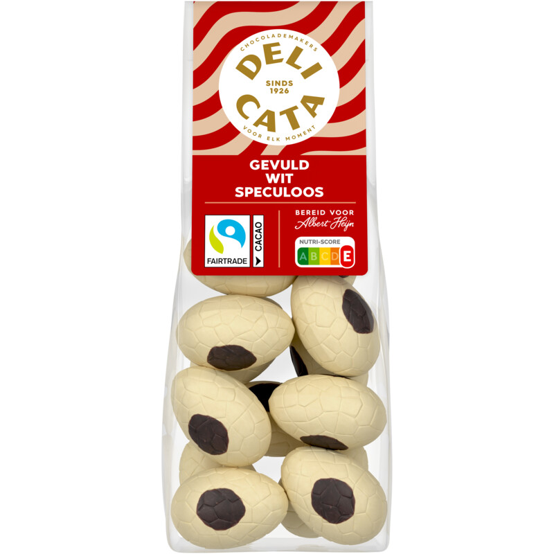 Delicata Paaseitjes gevuld wit speculoos