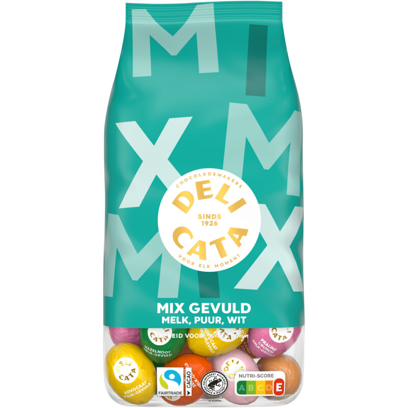Delicata Paaseitjes mix gevuld melk, puur, wit