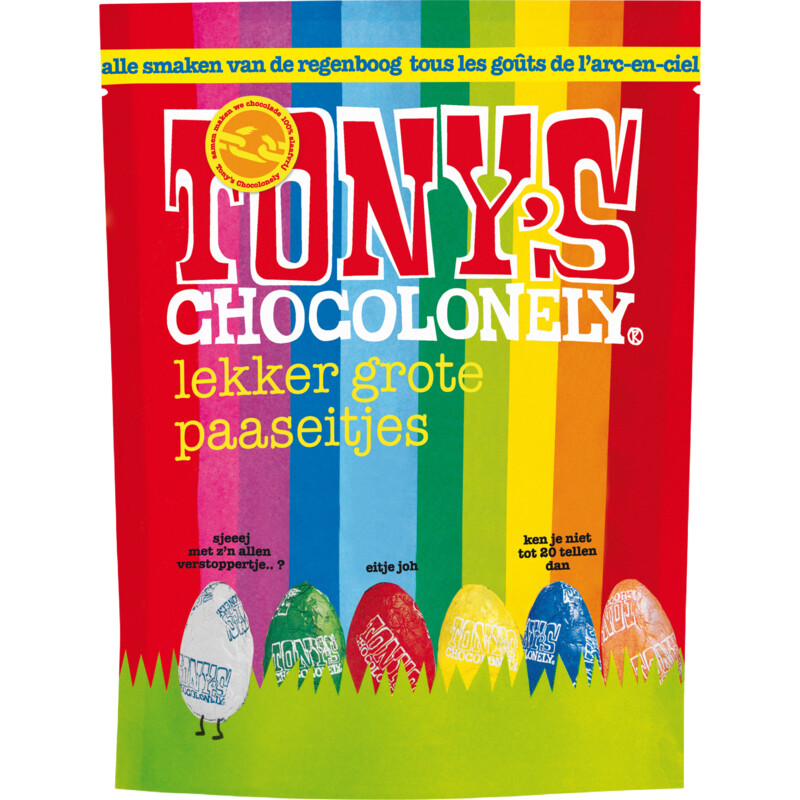 Tony's Chocolonely Lekker grote paaseitjes