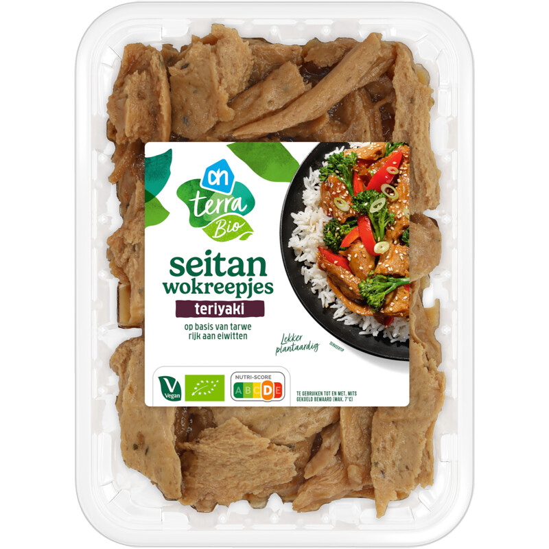 AH Terra Biologische seitan wokreepjes teriyaki