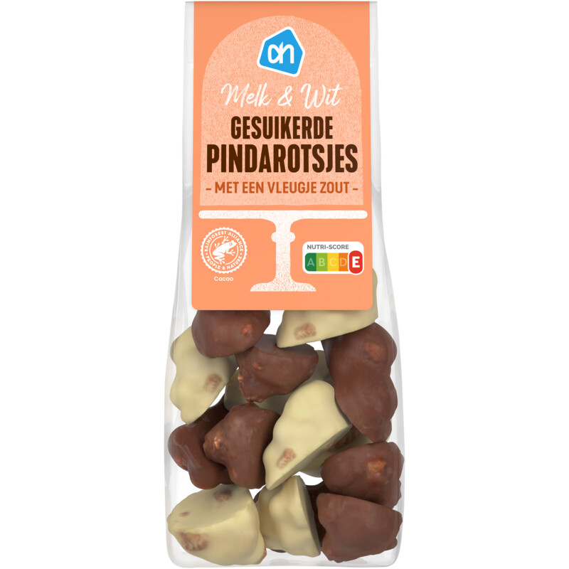 AH Gesuikerde pindarotsjes melk & wit