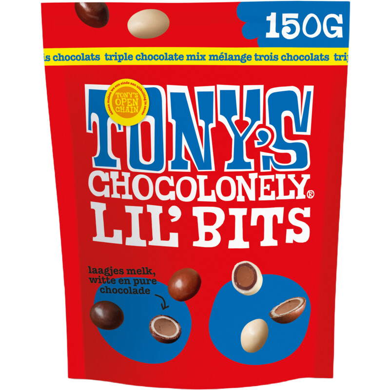 Tony's Chocolonely Lil'bits triple chocolate