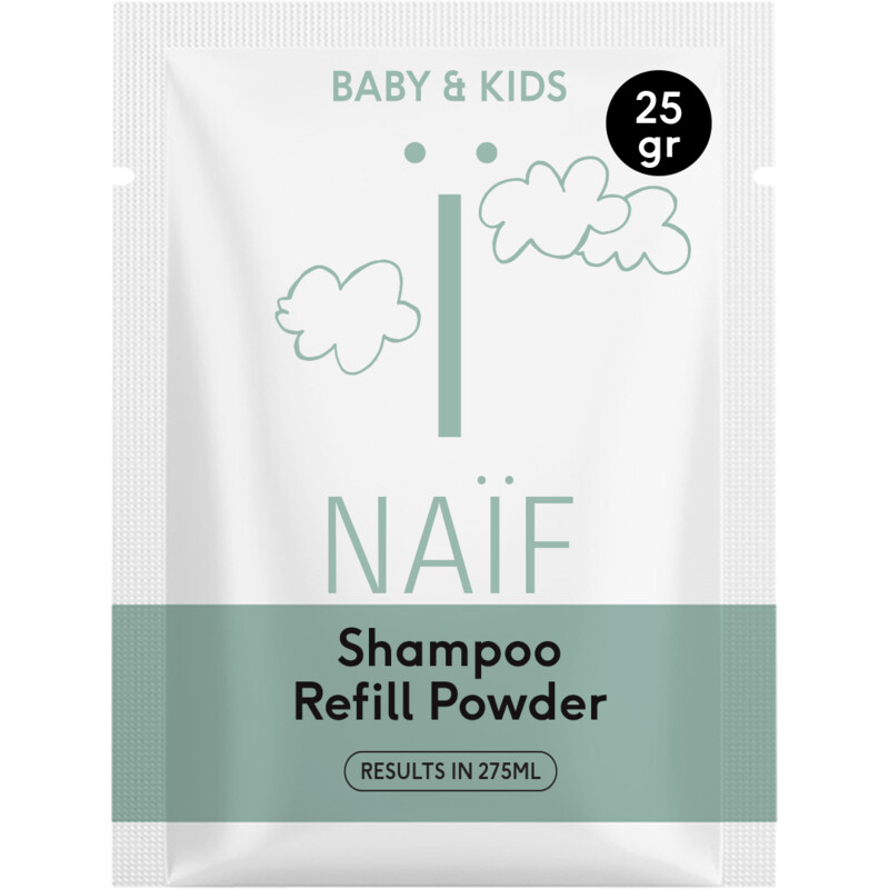 Naïf Baby & kids shampoo refill powder