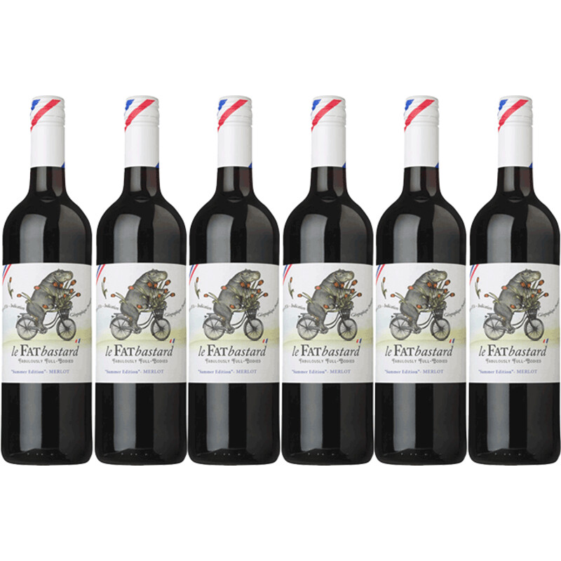 Fat bastard Merlot 6 flessen