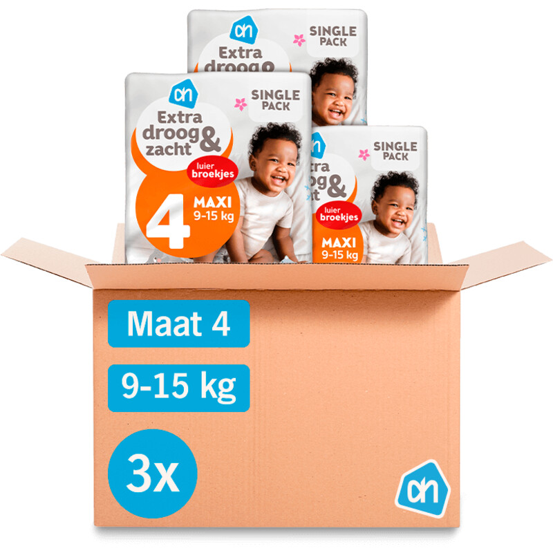 AH EDEZ luierbroekjes maat 4 3-pack