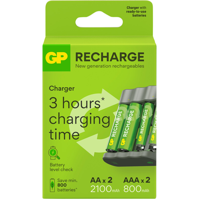 GP Batterij oplader AA en AAA