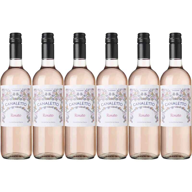 Canaletto Rose 6 flessen