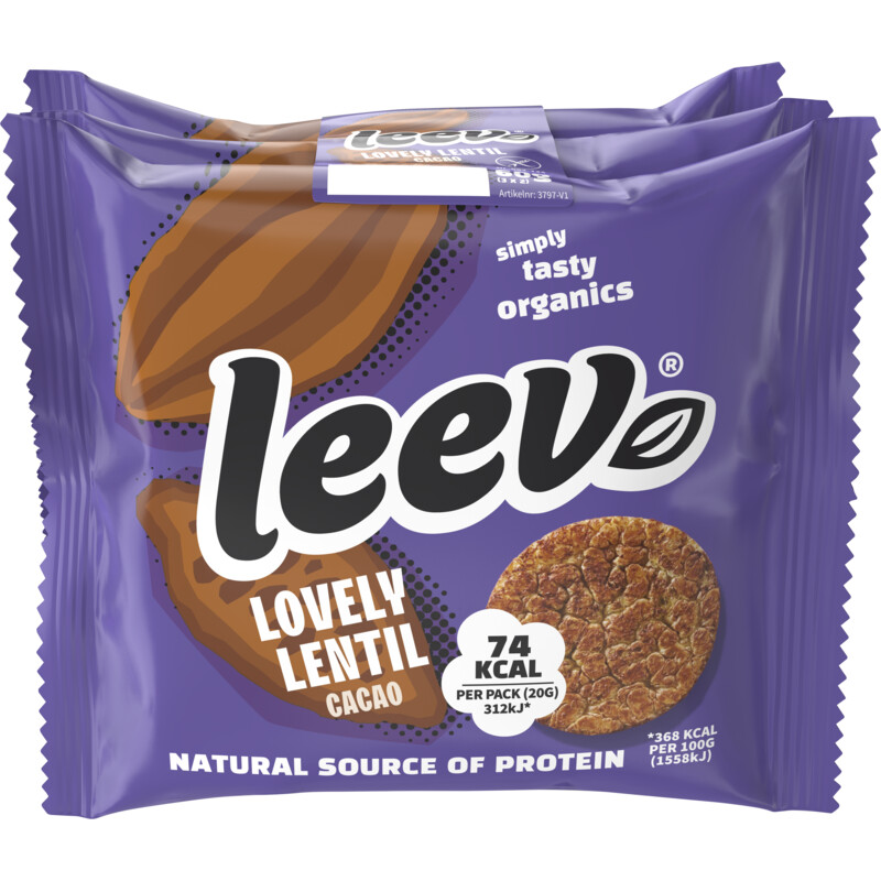 Leev Lovely lentil cacao