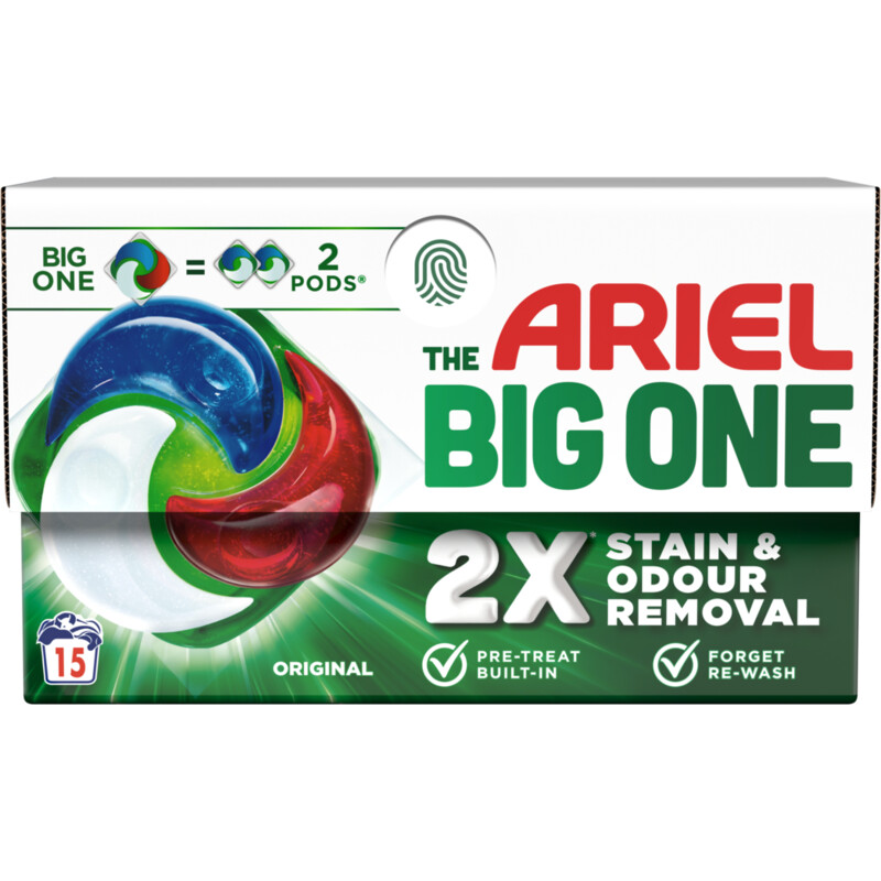 Ariel Pods original the big one wascapsules