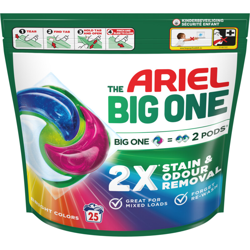 Ariel Pods color the big one wascapsules