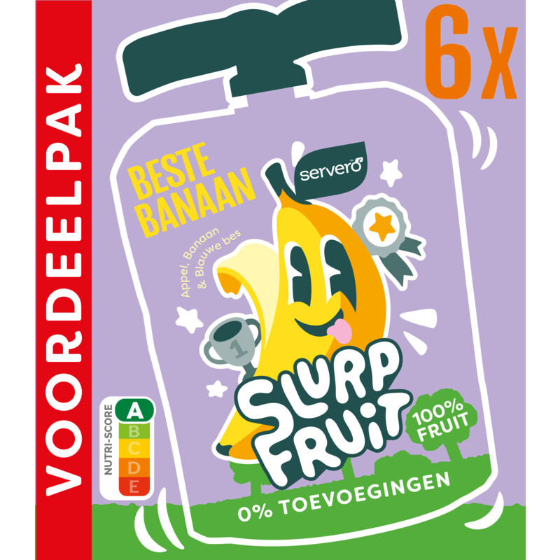 Servero Slurpfruit beste banaan voordeelpak