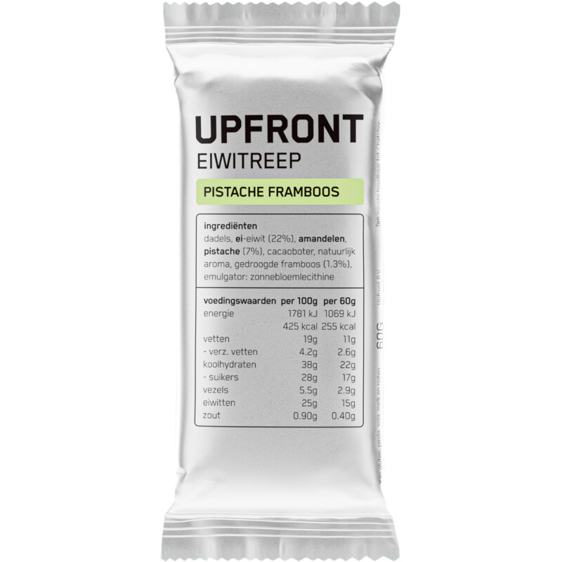 Upfront Eiwitreep pistache framboos