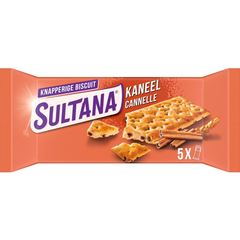 Sultana Knapperige biscuit kaneel