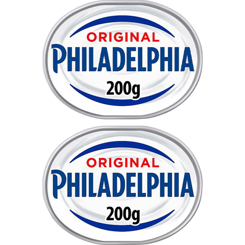 Philadelphia Zuivelspread naturel 2-pack