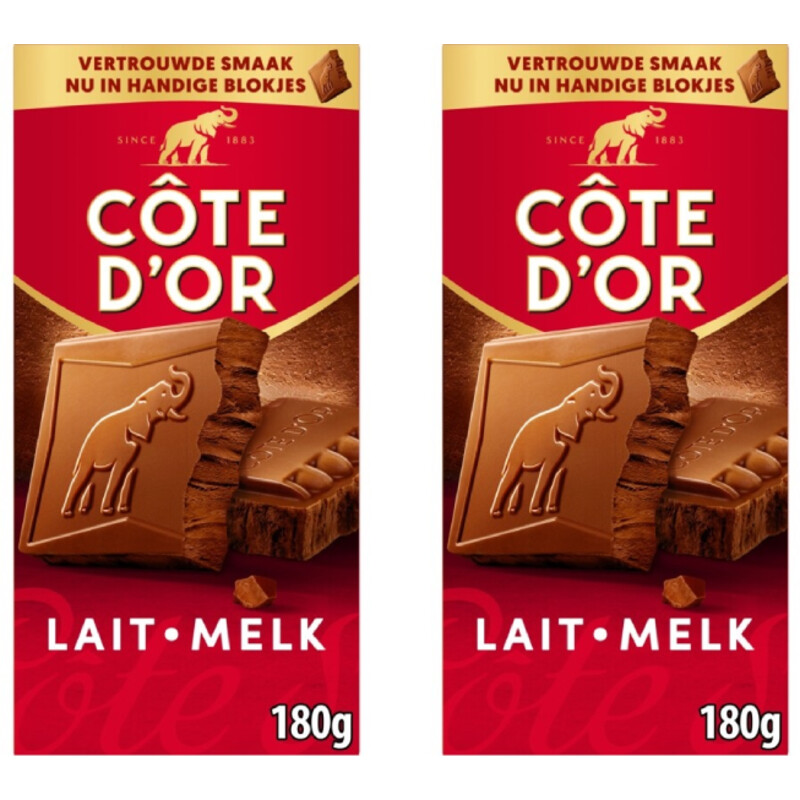 Côte d'Or Melkchocolade 2-pack