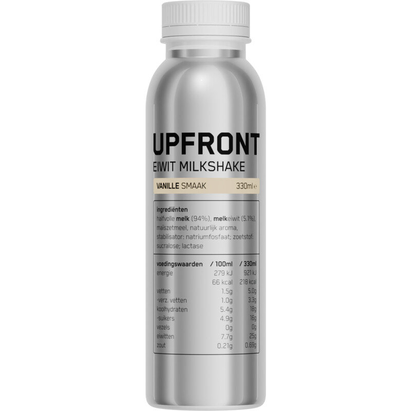 Upfront Eiwit milkshake vanille smaak
