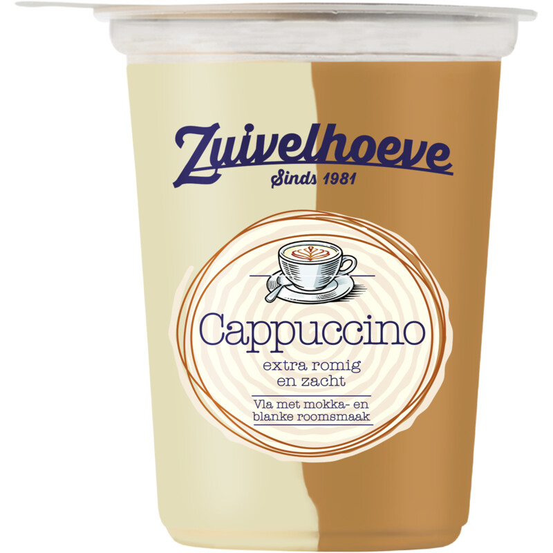 Zuivelhoeve Cappucino extra romig en zacht