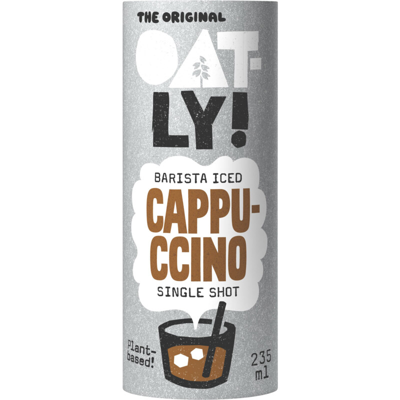 Oatly! Barista iced cappuccino single shot