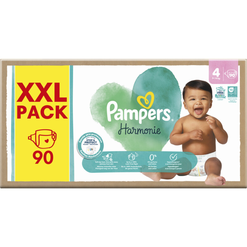 Pampers Harmonie luiers xxl pack maat 4