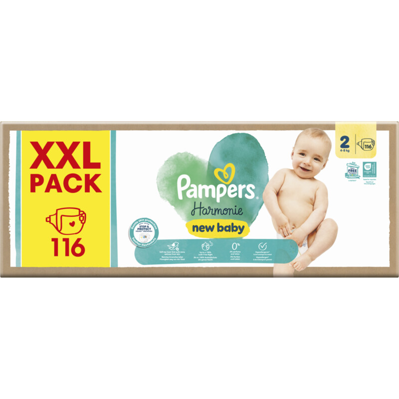 Pampers Harmonie luiers xxl pack maat 2