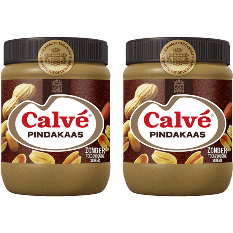Calvé Pindakaas pot 2-pack