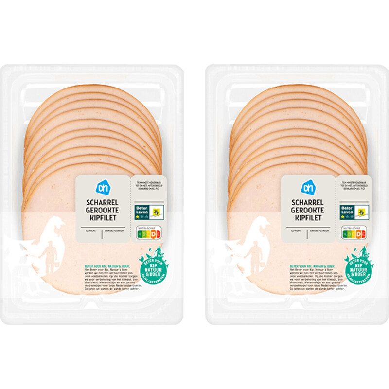 AH Gerookte kipfilet 2-pack