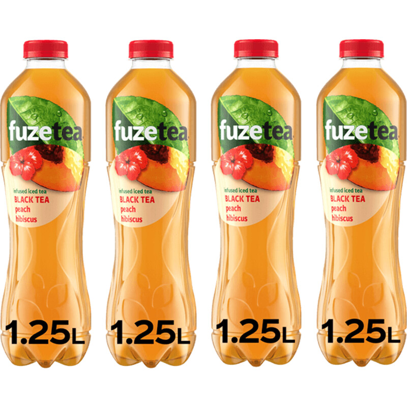 Fuze Tea Peach Hibiscus 4-pack