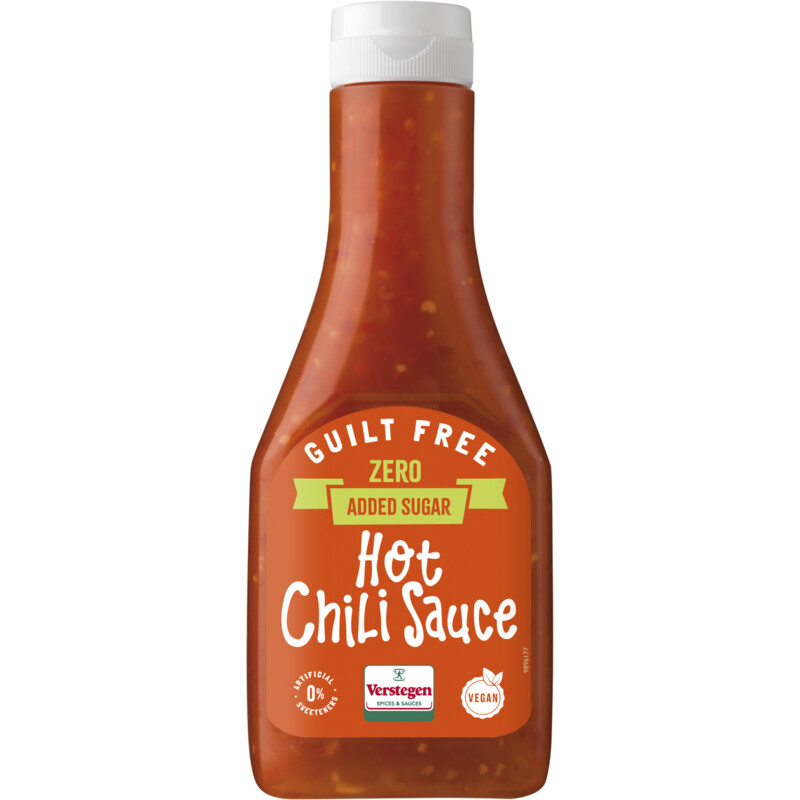 Verstegen Hot chili saus zero added sugar