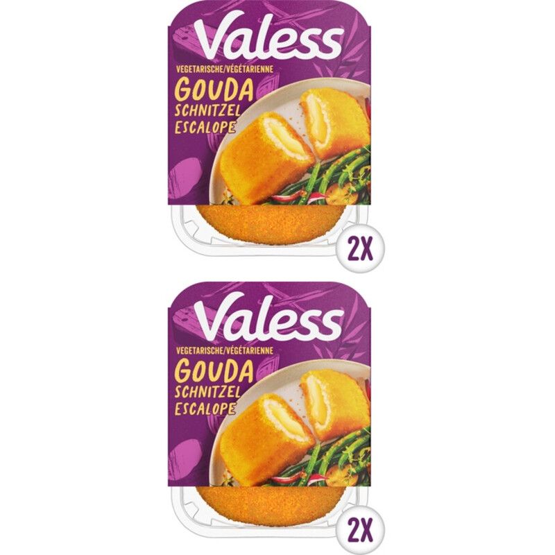 Valess Vega Gouda schnitzel 180g 2-pack