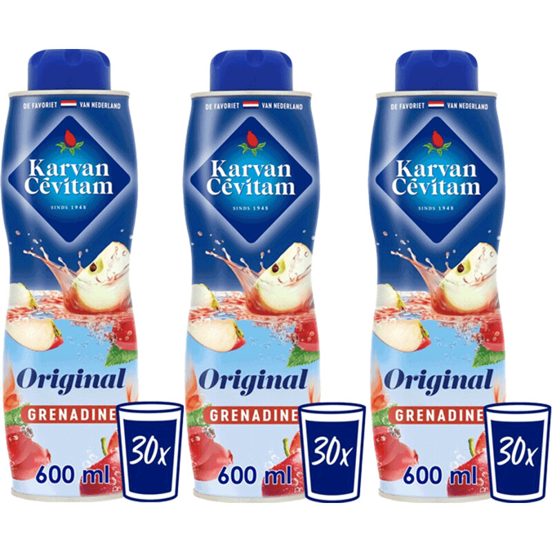 Karvan Cévitam Grenadine 3-pack