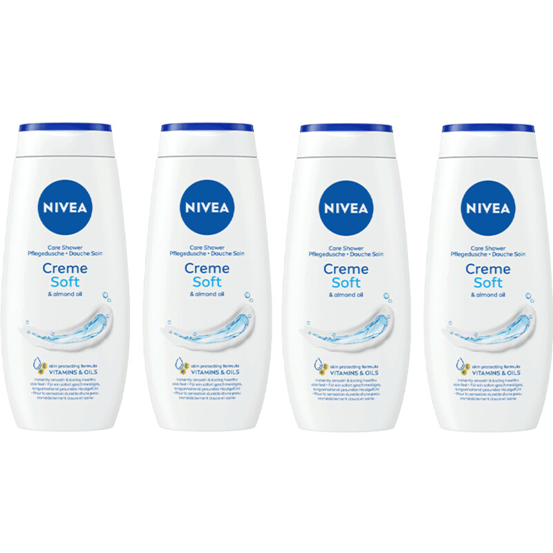 NIVEA Creme soft douchecreme 4-pack