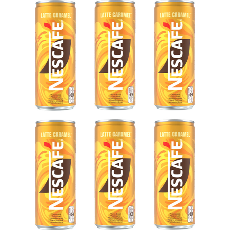 Nescafé Latte caramel 6-pack