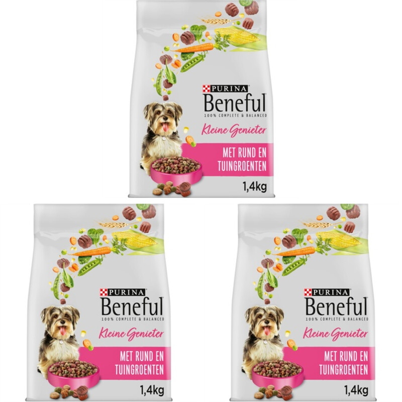 Beneful Kleine genieter rund en groenten 3-pack