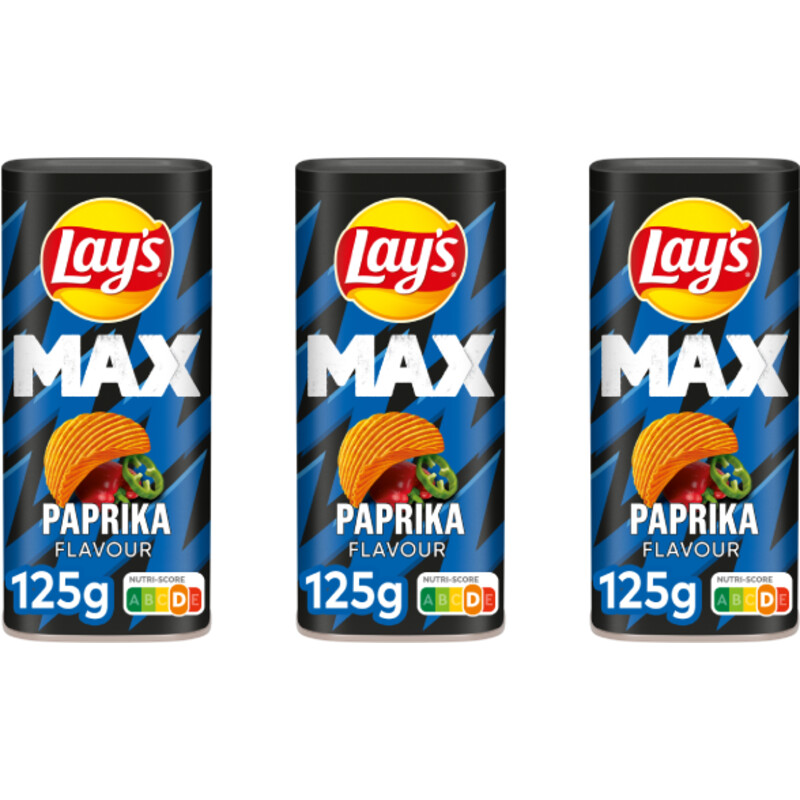 Lay's MAX Paprika snackbox 3-pack