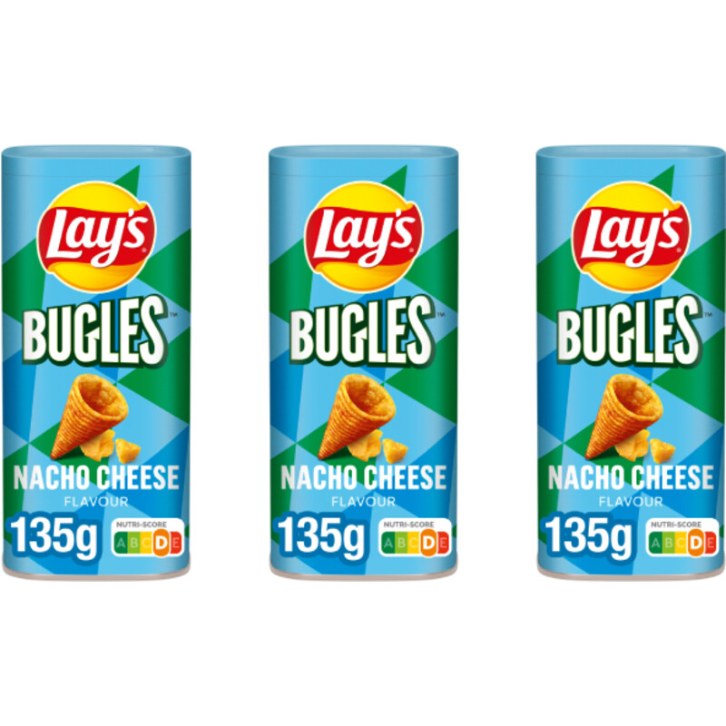 Lay's Bugles Nacho Cheese snackbox 3-pack