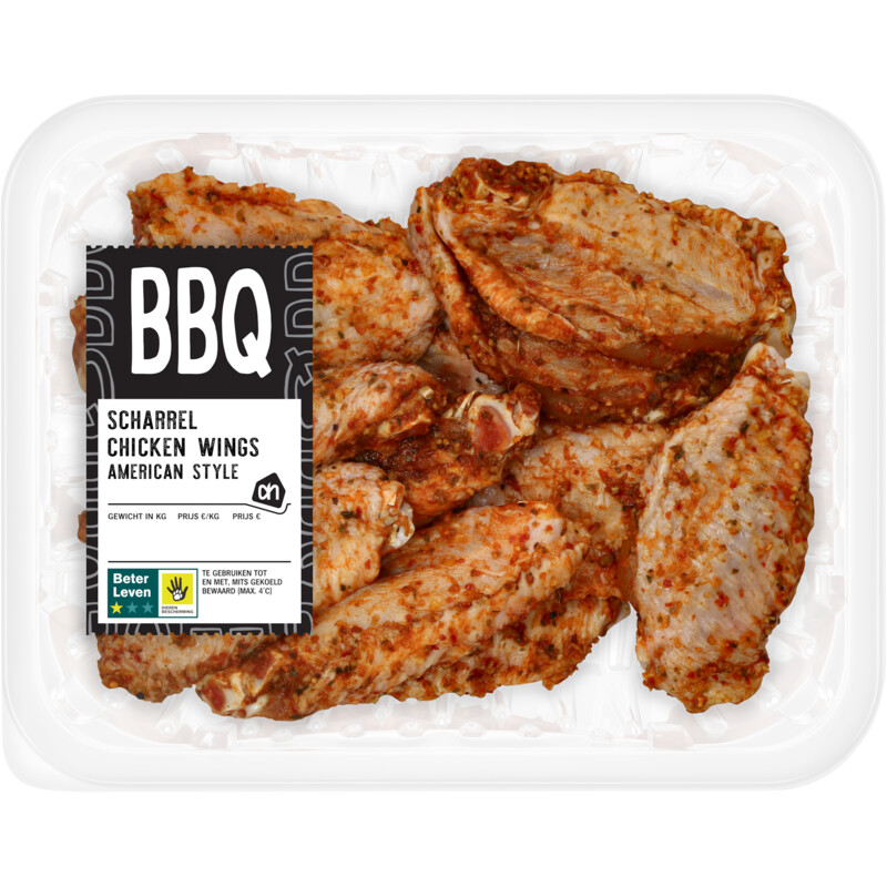 AH BBQ scharrel chickenwings American style