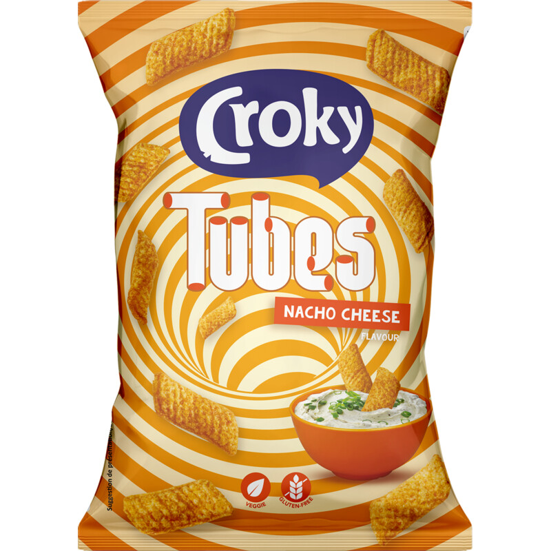 Croky Tubes nacho cheese