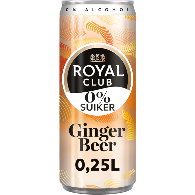 Royal Club Ginger beer 0% suiker
